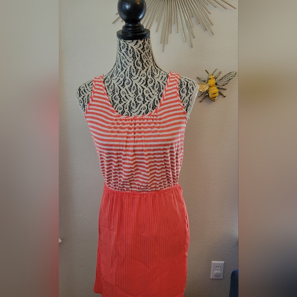Vintage 90's Red & White Striped Tank Dress (Size S/M) - Picture 2 of 7
